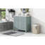 Meuble-lavabo de 36 pouces avec lavabo, structure en bois massif, panneau de fibres à densité moyenne et rangement spacieux pour les salles de bain modernes-617954993-617954992