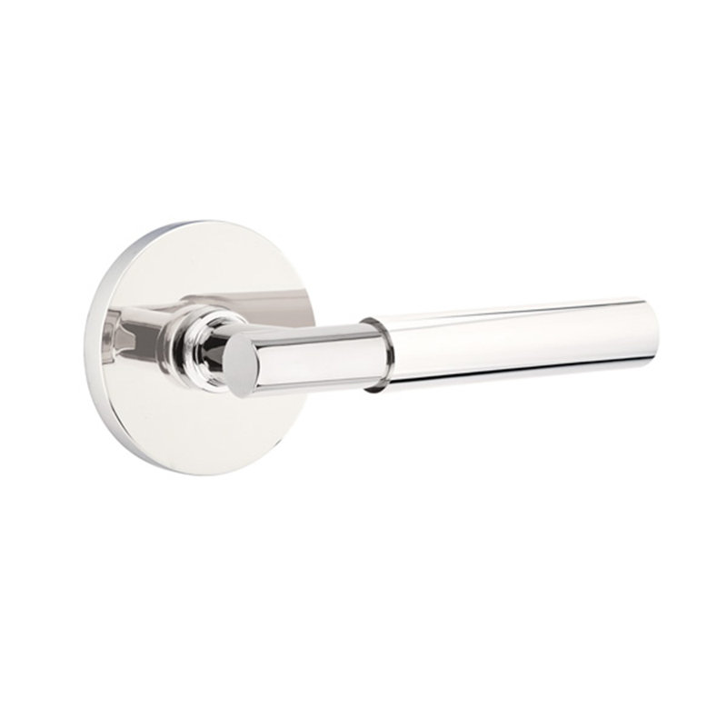 Faux levier de porte double avec rosette Myles, Chrome poli, Droite