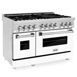 ZLINE 48" Legacy Dual Fuel Range w/ 7 Burner Gas Cooktop and 2 Electric Ovens