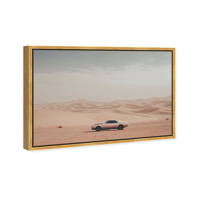 Mechanical Soliloquy Canvas Transportation Print by Oliver Gal, Black Frame, 15 x 10, 31"H x 46"W, Gold Floater Frame