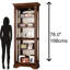 Brigham Lighted Curio Cabinet