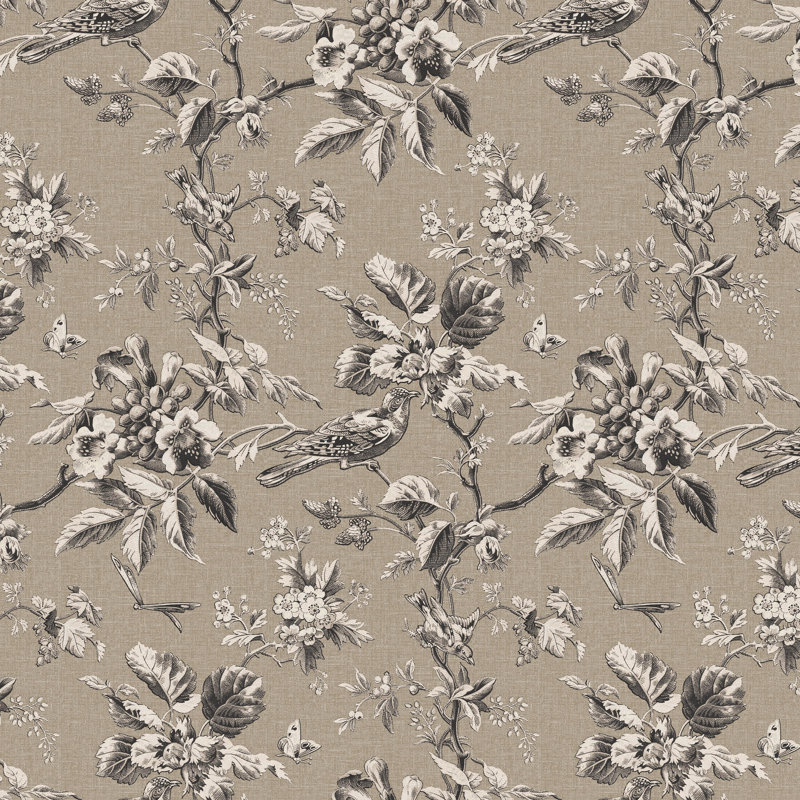 Stoffer Home x Cloth and Co. Maura Bed, Michigan Bird Toile Sand, Full