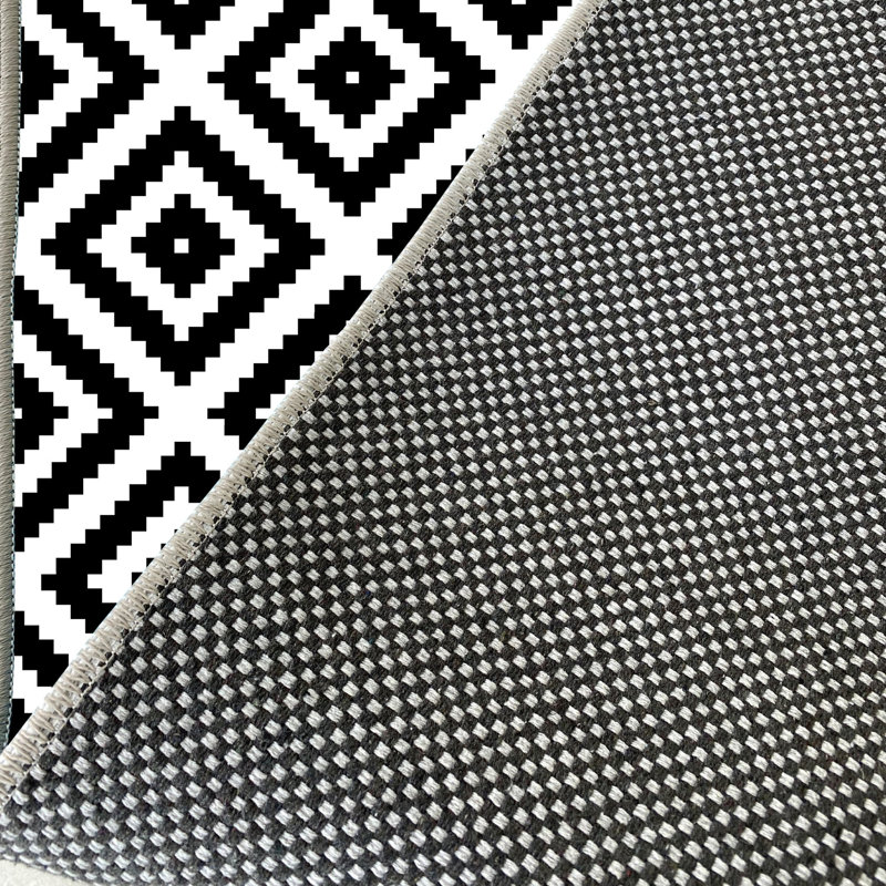 Cotton Argyle Indoor Rug, Rectangle 5'11" x 11'6"