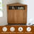 Jahey 2-door Modern Corner Cabinet With Adjustable Storage Shelf