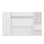 Lit escamotable Murphy avec placard, tiroirs et tablettes-2039672484-2029370495