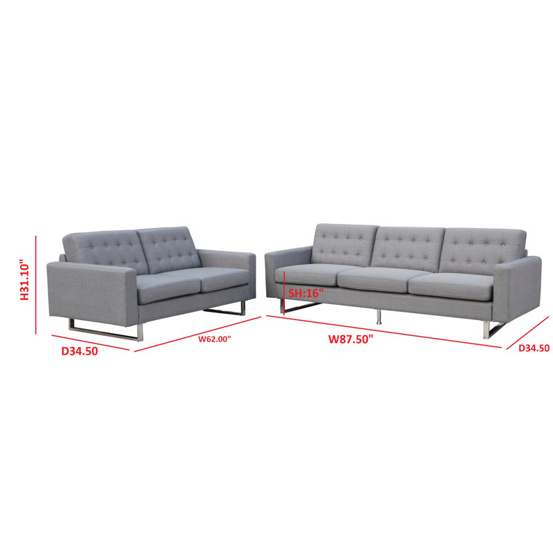 Millry 87.5'' Upholstered Sofa