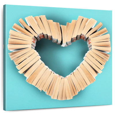 Kerner Book Heart Arrangement