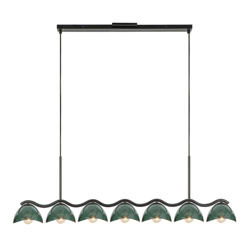 Luminaire suspendu linéaire 42 po Atlas, Vert