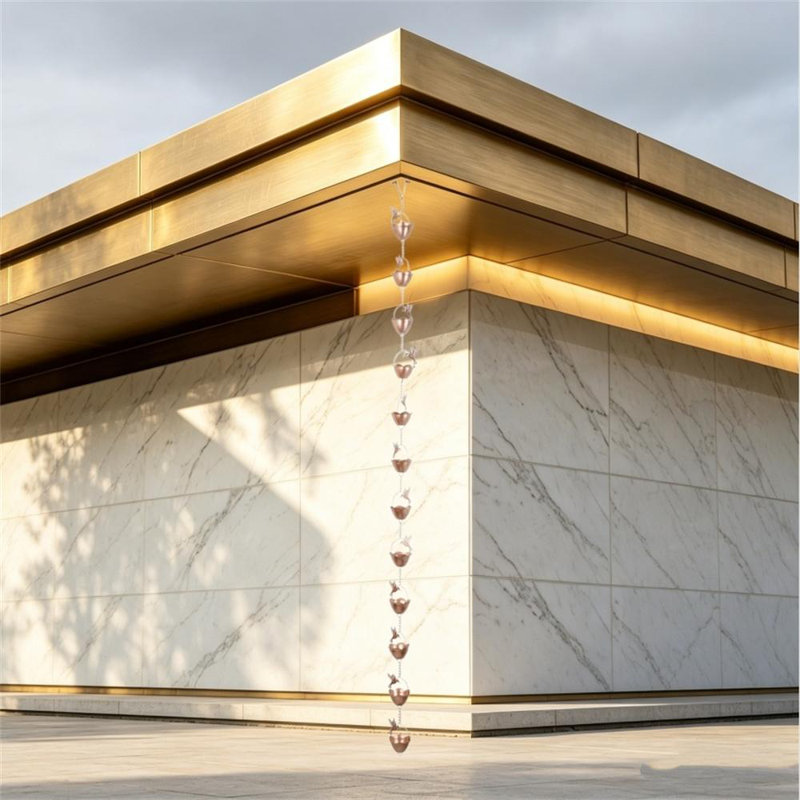 Metal No Subject Rain Chain