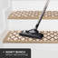 House, Home and More - Ensemble de 15 tapis d'escalier antidérapants - treillis marocain - crème vanille et brun café-79620882-73614323