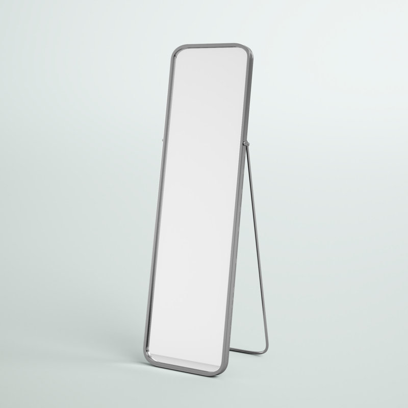 Albers Metal Rectangle Mirror, Gray