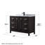 Ensemble de meuble-lavabo simple 48 po avec miroir Daria-97900695-97900687