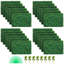 Panneau de buis artificiel UV 24 pièces panneaux de haie de buis artificiel mur de fond en gazon artificiel 24 po x 16 po 4 po, mur de gazon vert, haie artificielle pour la clôture d'intimité décorative, jardin intérieur et extérieur