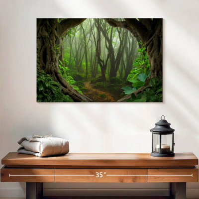 Jungle brumeuse d'Alvord en Asie