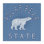 Art mural sur toile "Un ours polaire" par Spirit Animals / Life Is High