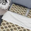 Ensemble de housse de couette transitionnelle brun beige et quadrilobe II-109161260