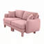 Boucle Fabric 2-Seat Sofa Including 2 Pillows-689569437-689569439-689569432