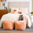 Embroidered Cotton Geometric Lumbar Pillow-771569747