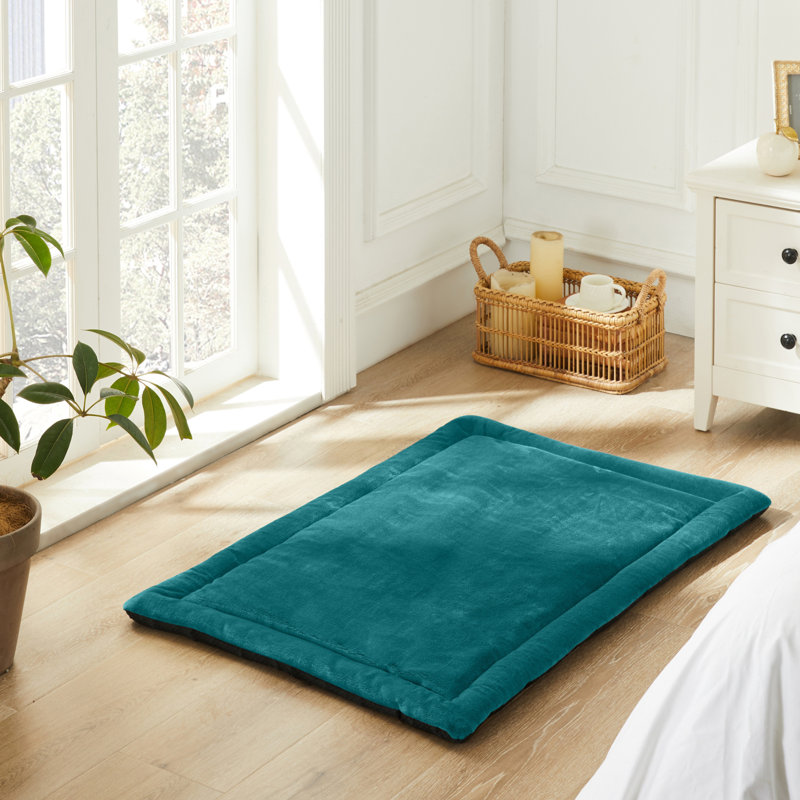 Tapis de lit pour chien Mckoy, Vert lac, H 1,5 po x l 42 po x P 28 po
