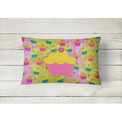 Cupcake Indoor/Outdoor Throw Pillow