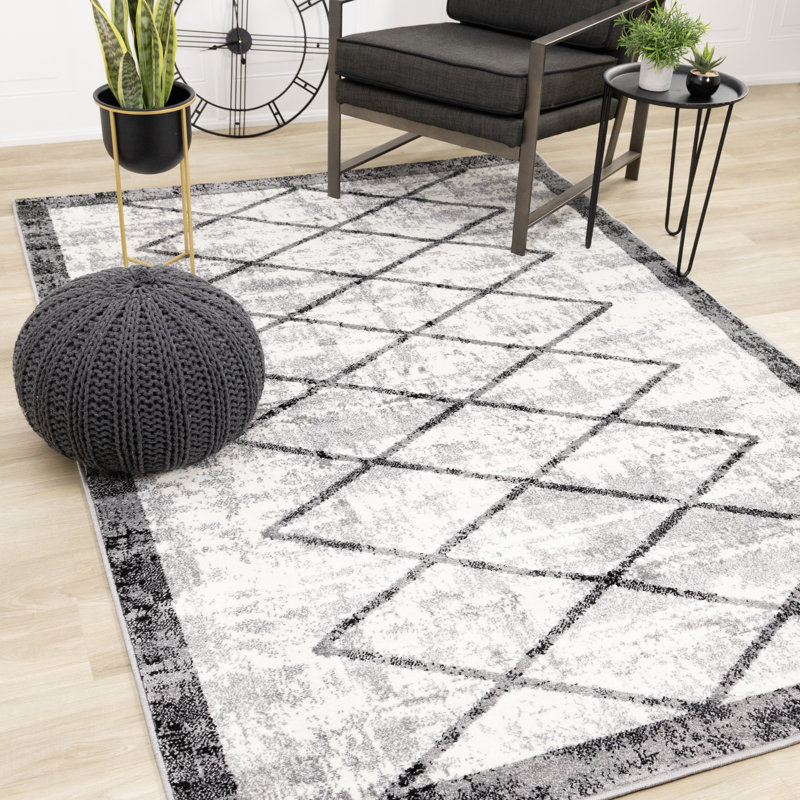Tapis géométrique Kortana, Rectangle 6 pi 7 po x 9 pi 10 po