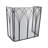Victorian Gothic 3-Panel Iron Foldable Fireplace Screen
