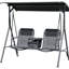 Steel Patio Dining Set Table,