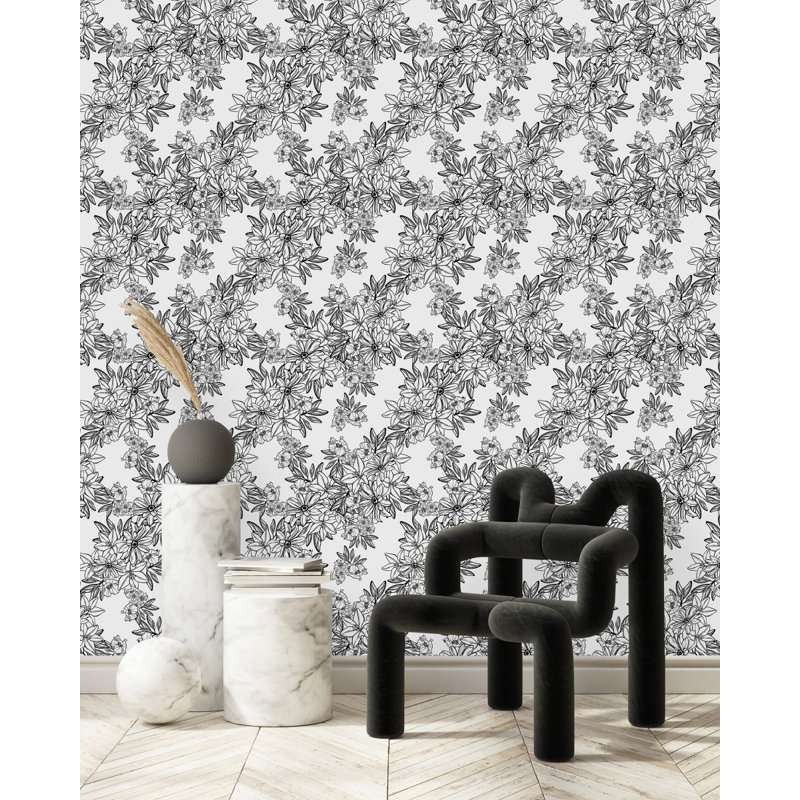 Floral Tile, 2.08' W x 10.42' L