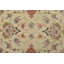 Tapis traditionnel ivoire en laine / soie noué à la main Tabriz Runner 2 pi 8 po x 15 pi 6 po