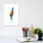 Israel Map by Michael Tompsett - Wrapped Canvas Print-210686961