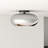 Trinity Glass LED Semi Flush Mount-77452334