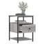 Agshin 40cm W Iron Bedside Table-1034693448-1067370066
