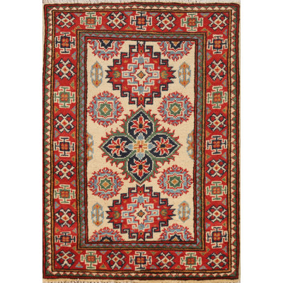 Handmade Kazak Oriental Accent Rug 2x3