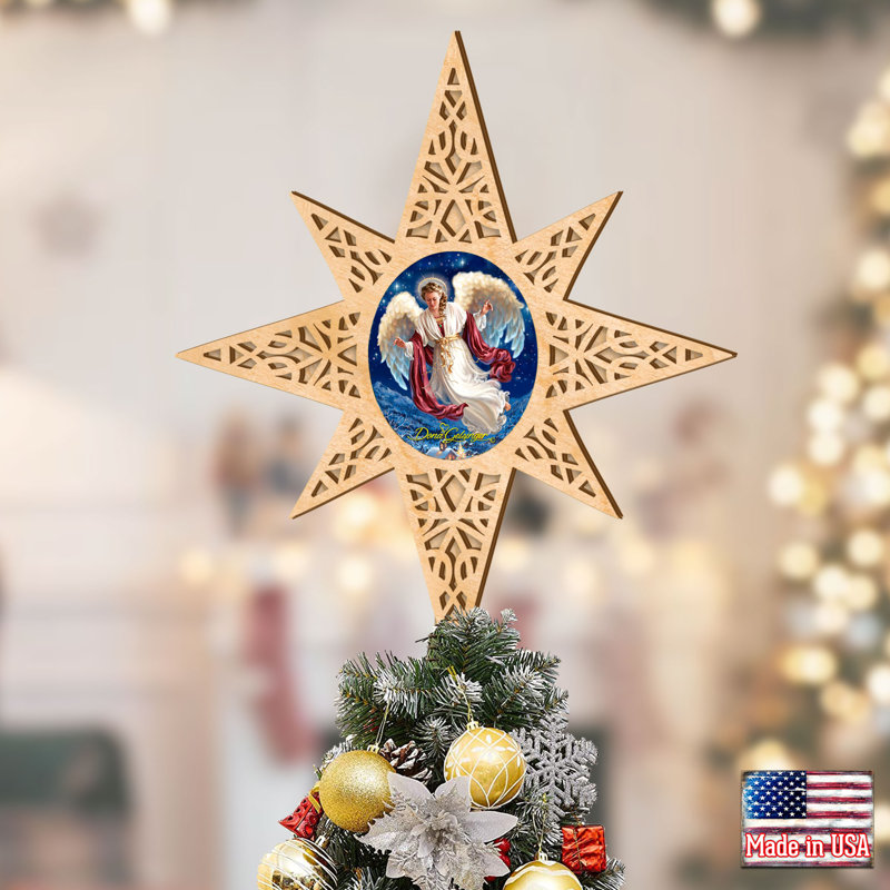16.5'' Wood Shatterproof Tree Topper