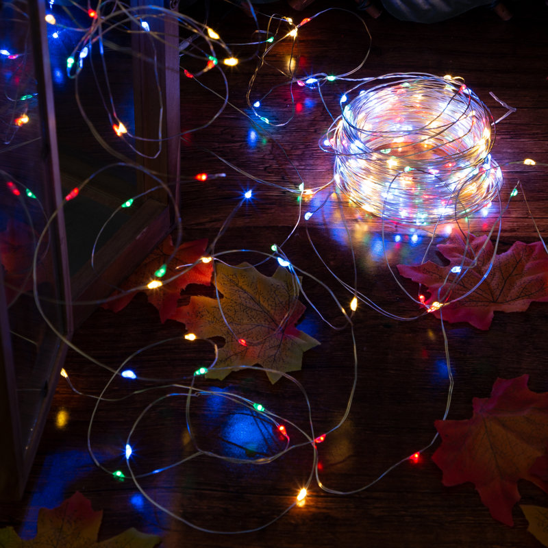 2190cm LED Solar Powered 200 - Bulb Fairy String Light