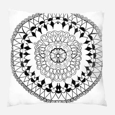 Mandala Throw Pillow