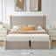 Lit plateforme tapissier avec rangement Braya Luxury Boucle-123040673-123040674