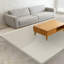 Tapis intérieur arche rayé Art déco beige / crème, Ariana Mid-Century haut-bas deux tons pour le salon, la chambre à coucher, la cuisine, facile à nettoyer, adapté aux animaux de compagnie, sans perte de poils-235298260