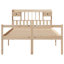 Bookcase Bed Without Mattress Solid Wood Pine-1234271519
