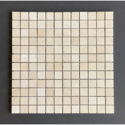 12" x 12" Marble Grid Mosaic Wall & Floor Tile