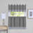 Pangkal Pinang Striped Tailored Kitchen Curtain-241559124-241559127