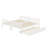 Rubber Wood Bunkbed With Trundle And Ladder,Convertible Into Two Beds-1911151980