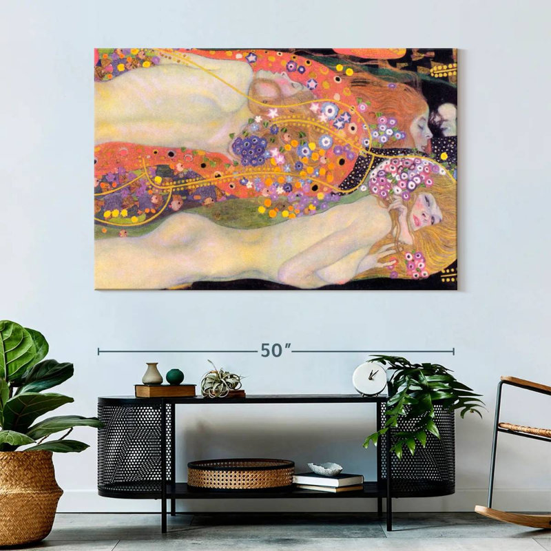 Leisha Water Serpents II 1907, 34" H x 51" W