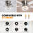 Tangier 48" 5 - Blade Crystal Ceiling Fan Flush Mount with Remote and Light Kit