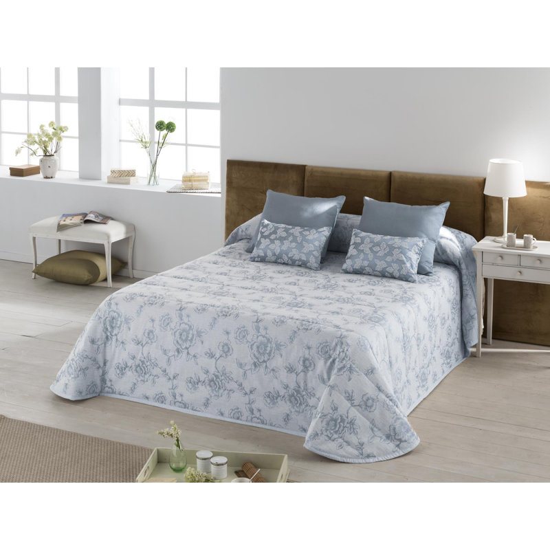 Floral Bedding, Pearl, 250cm W x 270cm L