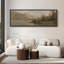 «Serene Abstract Landscape Extra Large», reproduction d'art sur toile encadrée-106766836-111696466