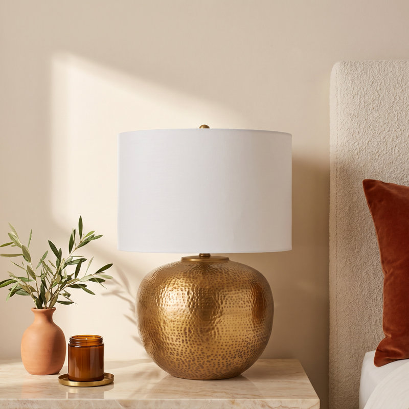 Mercury Large Table Lamp, 25" H x 18" W x 18" D