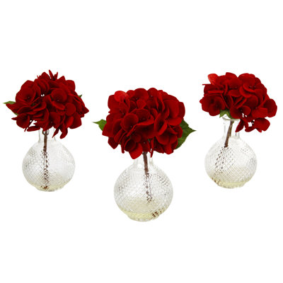Hydrangea Arrangement in Vase