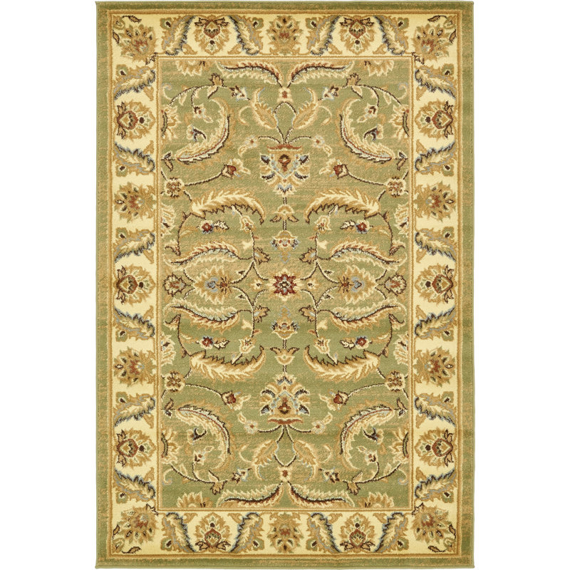 Niles Floral Indoor Rug, Rectangle 4'1" x 6'1"
