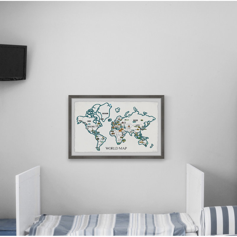 Landing Single Picture Frame Print, 38cm H x 45cm W